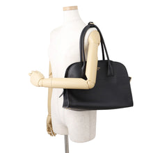 Load image into Gallery viewer, PRADA Logo Tote Bag Black1BG517_2CYS_F0002_V_OOO Soft Grain Leather Size Medium