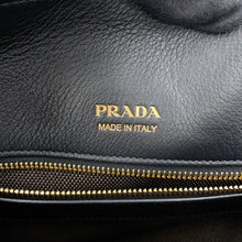 Load image into Gallery viewer, PRADA Logo Tote Bag Black1BG517_2CYS_F0002_V_OOO Soft Grain Leather Size Medium