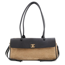 Load image into Gallery viewer, CHANEL Small shopping bag Black/BeigeAS6288 Calf Leather suede
