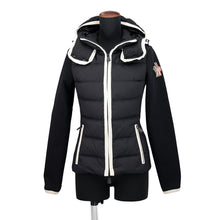 Load image into Gallery viewer, MONCLER Grenoble Hooded Down Jacket Size XS Black/WhiteH20988G0002780995 Polyester52% Nylon32%