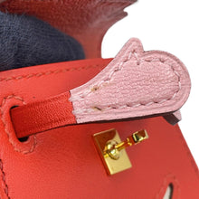 Load image into Gallery viewer, HERMES Kelly Doll Bag Charm Rose Sakura/Sanguine/Nata/Camel Tadelakt Leather Chevre Myzore Goatskin