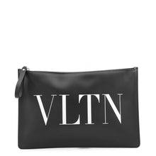 Load image into Gallery viewer, Valentino Garavani Logo Clutch Bag BlackQY2P0483LVN_0NO Leather