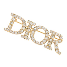 Load image into Gallery viewer, Dior Diorvolution Brooch GoldV0454DVOCY_D301 Metal Rhinestone