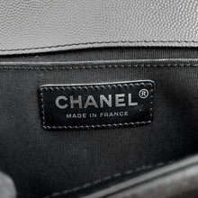 Load image into Gallery viewer, CHANEL Boy Chanel 25 BlackA67086 Caviar Leather Size 25