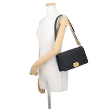 Load image into Gallery viewer, CHANEL Boy Chanel BlackA67086 Lambskin Size Medium