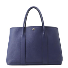 Load image into Gallery viewer, HERMES Garden Party Blue Saphir Country Leather Size PM