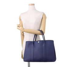 Load image into Gallery viewer, HERMES Garden Party Blue Saphir Country Leather Size PM