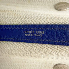 Load image into Gallery viewer, HERMES Garden Party Blue Saphir Country Leather Size PM