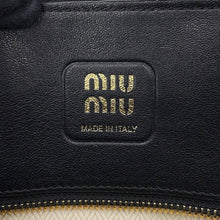 Load image into Gallery viewer, MIUMIU Avantulle Black5BB169_2BBL_F0002_V_OOO Nappa Leather Size Small