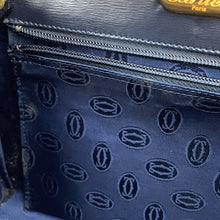 Load image into Gallery viewer, CARTIER Sapphire Line Handbag Dark NavyL100005801 Leather