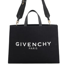 Load image into Gallery viewer, Givenchy G Tote BlackBB50N2B1F1-001 Canvas Leather Size Medium