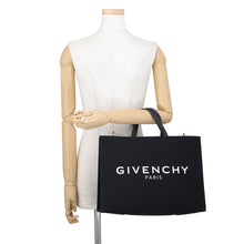 Load image into Gallery viewer, Givenchy G Tote BlackBB50N2B1F1-001 Canvas Leather Size Medium