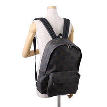 将图像加载到图库查看器中,CELINE BackpackXL Black/Tan188382EOI.38SI PVC Leather Size Medium