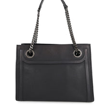 Load image into Gallery viewer, BVLGARI Chain tote Black Leather