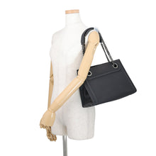 Load image into Gallery viewer, BVLGARI Chain tote Black Leather