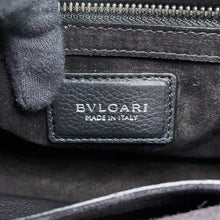 Load image into Gallery viewer, BVLGARI Chain tote Black Leather