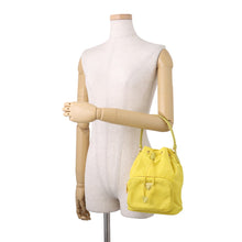 将图像加载到图库查看器中,PRADA Re-Nylon Duet Bucket 2WAY Bag Yellow1BH038 Nylon