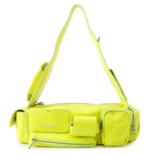 Load image into Gallery viewer, BALENCIAGA Super Busy Shoulder XS Neon Yellow762516 Leather Size XS
