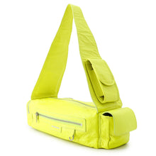 Load image into Gallery viewer, BALENCIAGA Super Busy Shoulder XS Neon Yellow762516 Leather Size XS