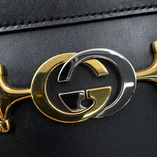 Load image into Gallery viewer, GUCCI Zumi Medium Top Handle Black564714 Leather Size Medium