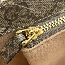 Load image into Gallery viewer, GUCCI GUCCI × BALENCIAGA Hacker Project Horsebit 1955 Shoulder Bag Beige602204 GG SupremeCanvas Size Medium