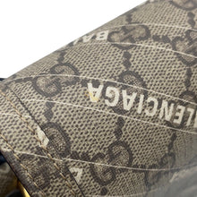 Load image into Gallery viewer, GUCCI GUCCI × BALENCIAGA Hacker Project Horsebit 1955 Shoulder Bag Beige602204 GG SupremeCanvas Size Medium