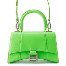 Load image into Gallery viewer, BALENCIAGA Hour glass Neon Green592833 Leather Size XS