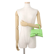 Load image into Gallery viewer, BALENCIAGA Hour glass Neon Green592833 Leather Size XS
