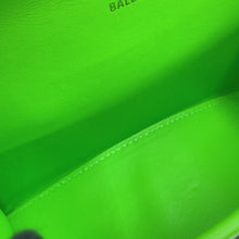 Load image into Gallery viewer, BALENCIAGA Hour glass Neon Green592833 Leather Size XS
