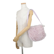 Load image into Gallery viewer, BURBERRY Night One Belt Lavender8076798 Leather faux fur Size Small