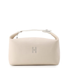 将图像加载到图库查看器中,HERMES Brid a Black Natural Canvas Size GM