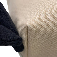 将图像加载到图库查看器中,HERMES Brid a Black Natural Canvas Size GM