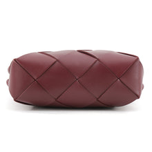 Load image into Gallery viewer, Bottega Veneta Maxi INTRECCIATO Cassette Camera Bag Bordeaux709417VCQC22247 Lambskin Size Small