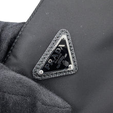 将图像加载到图库查看器中,PRADA Re-Edition 2005 Re-Nylon mini bag Black1NE204_R064_F0002 Nylon Saffiano LeatherLeather