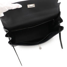 Load image into Gallery viewer, HERMES Kelly Retourne Black Togo Leather Size 35