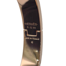 将图像加载到图库查看器中,HERMES ClicH Bangle Size PM White Enamel Metal