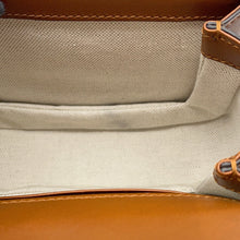 将图像加载到图库查看器中,GUCCI Bamboo 1947 Handbag Brown/Beige735116 GG CrystalCanvas Rhinestone Leather