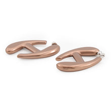 将图像加载到图库查看器中,HERMES Nautic Earrings Size GM Grès Lumière Aluminium