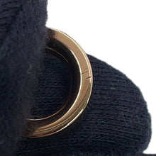 将图像加载到图库查看器中,HERMES O'Kelly Earrings Black Gold Plated Swift Leather