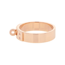 Load image into Gallery viewer, HERMES Kelly Diamond Ring Size PM/54/#14H109041B 00054 18K Pink Gold