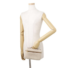 将图像加载到图库查看器中,Loro Piana Loro Piana Extra Pocket Pouch White/Gold Fur Leather Size L19