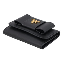 Load image into Gallery viewer, PRADA Key Case Black1PG222 Saffiano Leather
