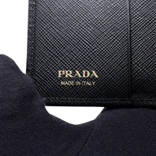 Load image into Gallery viewer, PRADA Key Case Black1PG222 Saffiano Leather