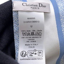 Load image into Gallery viewer, Dior Mitzah Rose White/Light Blue/Multicolor Silk100%