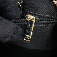 Load image into Gallery viewer, CHANEL Matelasse Coco Studded Drawstring Backpack Black Calf Leather
