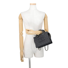 Load image into Gallery viewer, CHANEL Matelasse 2-Way Chain Vanity Bag BlackAS3345 Calf Leather