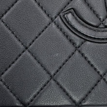 Load image into Gallery viewer, CHANEL Matelasse 2-Way Chain Vanity Bag BlackAS3345 Calf Leather