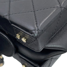 Load image into Gallery viewer, CHANEL Matelasse 2-Way Chain Vanity Bag BlackAS3345 Calf Leather