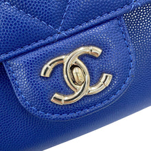 Load image into Gallery viewer, CHANEL Matelasse Backpack BlueAS0004 Caviar Leather