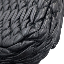 Load image into Gallery viewer, MIUMIU Nappa Crystal Shoulder Bag BlackRP0233 Nappa Leather